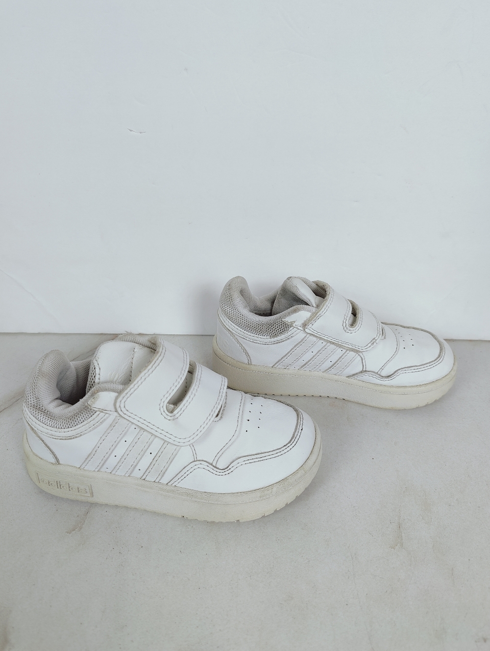 Adidas Toddler Hoops White Lifestyle Basketball Shoes Sneakers, Sz 9K - Picture 2 of 11